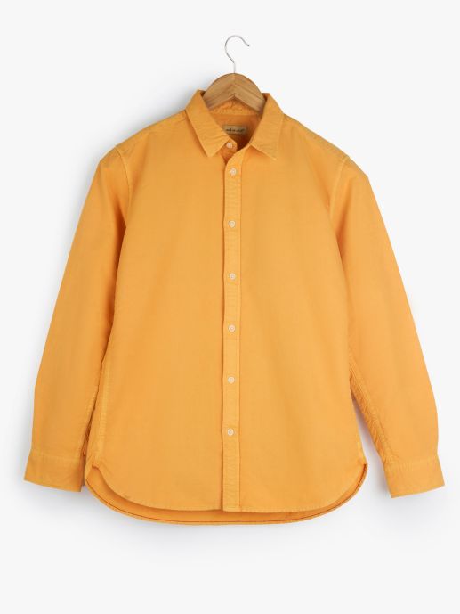 Minimalistic mustard OD shirt